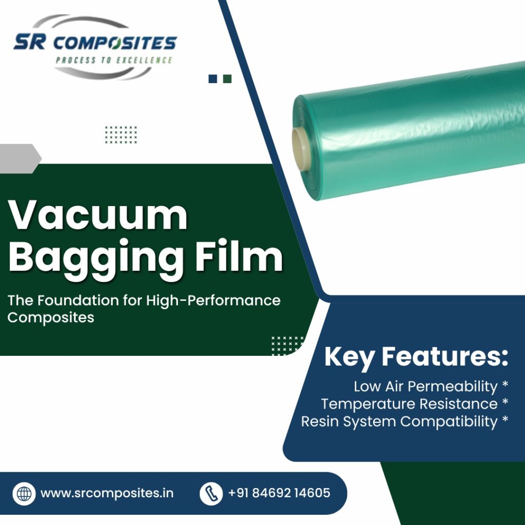 Unlocking High-Performance Composites with SR Composites' Vacuum Bagging Film Explore the superior quality of SR Composites' Vacuum Bagging Film. Designed for demanding applications, our film ensures low air permeability, exceptional temperature resistance, and compatibility with various resin systems, resulting in flawless composite structures. Contact us today!