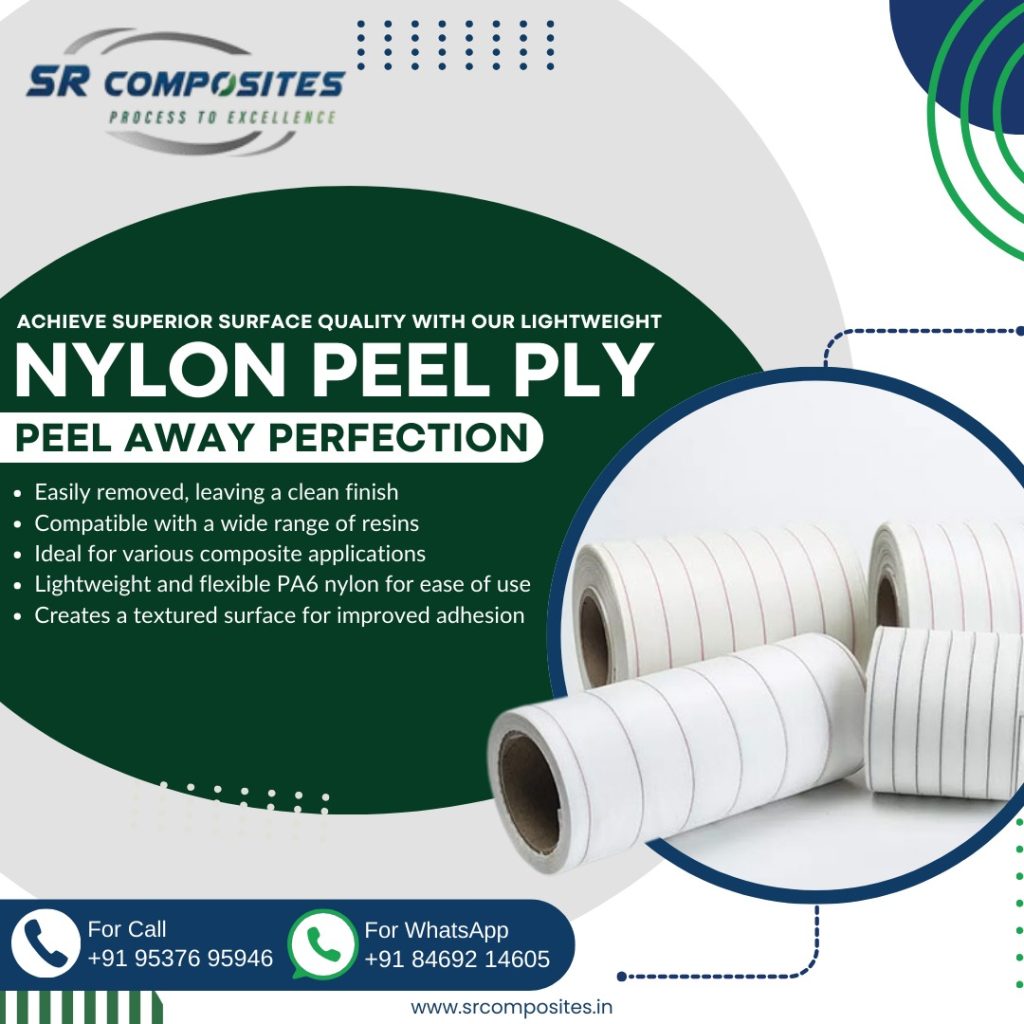Achieving Flawless Surfaces with SR Composites' Lightweight Nylon Peel Ply Discover how SR Composites' lightweight Nylon Peel Ply delivers exceptional surface quality in composite manufacturing. Our peel ply ensures easy removal, compatibility with various resins, and a textured finish for improved adhesion. Contact us today!